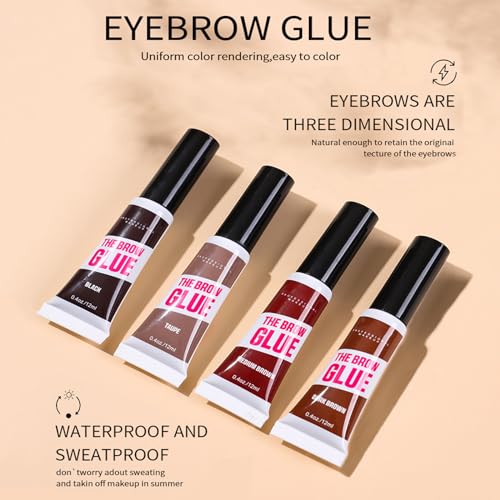 Waterproof Eyebrow Gel Set - 2pc Clear & Tinted Brow Kit