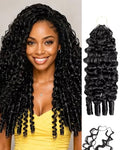 ISHOW 22 Inch Burmese Curly Crochet Hair - Pre-Looped 55g