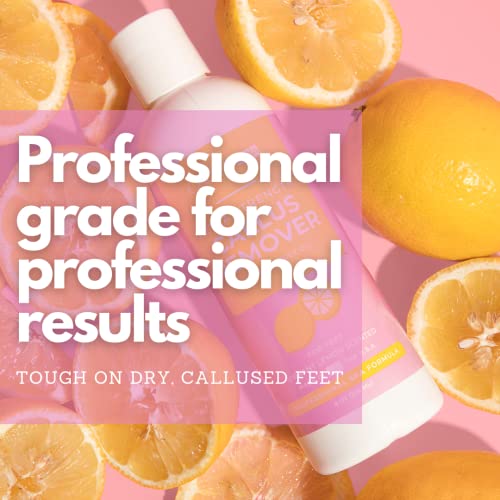 Cacee Foot Callus Remover Gel with Tea Tree Oil & Lemon Scent - 8oz