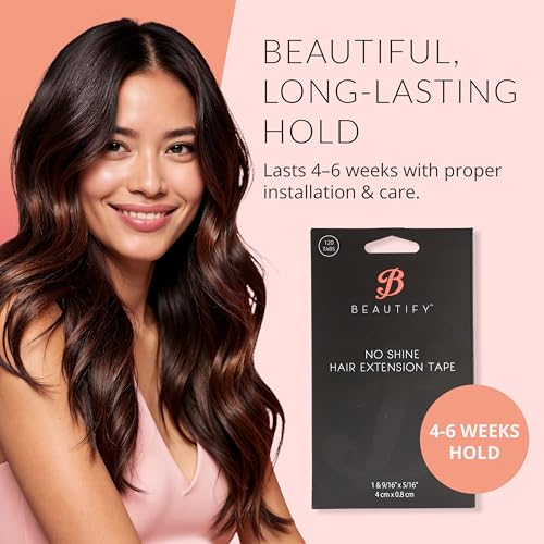 Walker Tape Beautify No-Shine Hair Extension Tabs - 120 Pcs