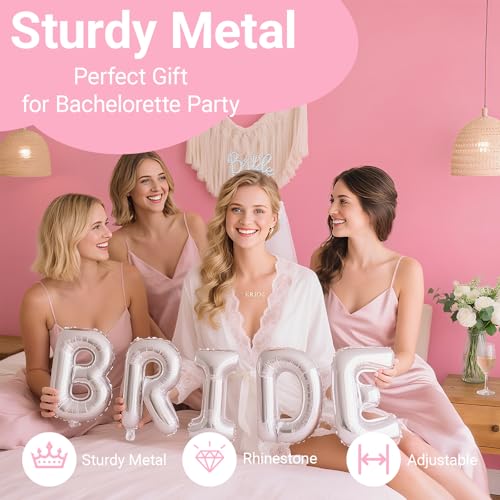 3Pcs Bride to Be Headband with Veil & Sash Set