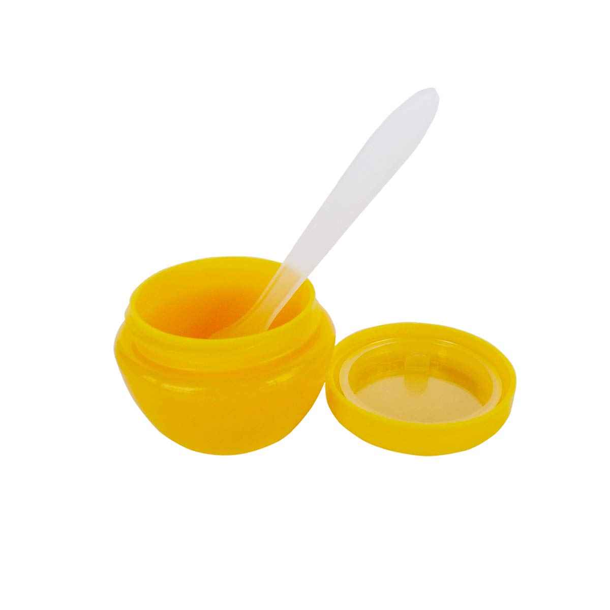 Wopanxye 6 Pieces 10G/10ML Multi-color Frosted Container Jars with Inner Liner for Bath Lotion, Toners, Lip Balm, Creams, Slaves, Scrubs, Oils, Makeup Sample Jar, BPA Free, Gift Spatulas & Labels