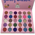 Long Lasting Glitter Eyeshadow Palette Makeup 30 Colors High Pigment Shining Shimmer Eye Pressed Powder Cosmetics Beauty Party