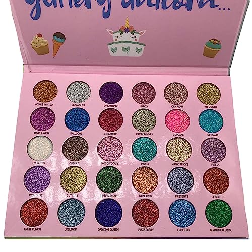 Long Lasting Glitter Eyeshadow Palette Makeup 30 Colors High Pigment Shining Shimmer Eye Pressed Powder Cosmetics Beauty Party