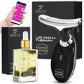 Radiance Restorer - Complete Wrinkle, Massage & Aromatherapy System - 7-Color LED Light Therapy, 3 Massage Functions, *Plus Heat!* - *Choice of Aromatherpay Massage Oil* - *Web App!* (Lavender)