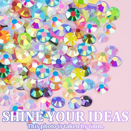 50000 Jelly Rhinestones 3mm Flatback Gems Bedazzling Kit