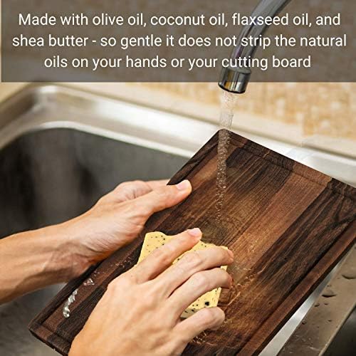 Virginia Boys Kitchens Handmade Soap Bar - Gentle Coffee Grounds Scrub - Made for Cutting Boards but also Gentle on Hands (3 Pack)