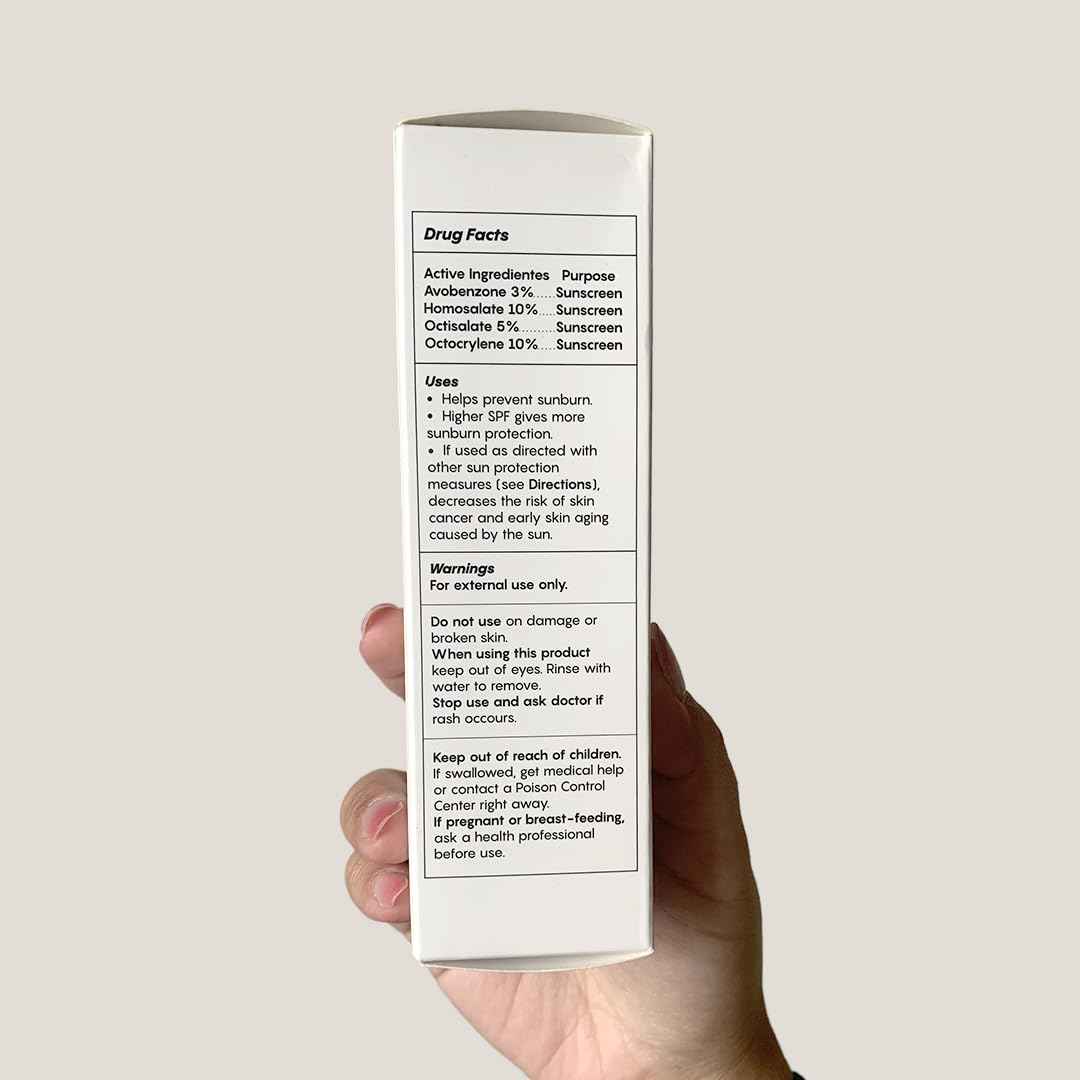 JESS BEAUTY | Let it Sun 50+ Sunscreen Green Tea & Aloe Extract | Skincare Sun Protection 1.7 fl oz