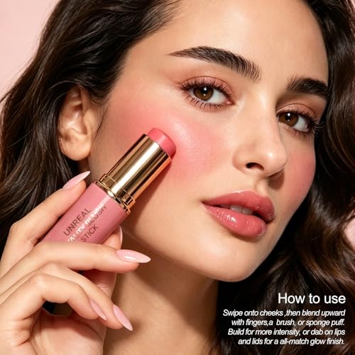 Glow Blush Stick - Cream Blush for Lips & Cheeks