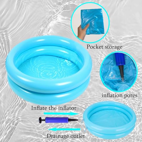 Inflatable Foot Bath Basin for Pool Entry - Portable Foot Soaking Bath