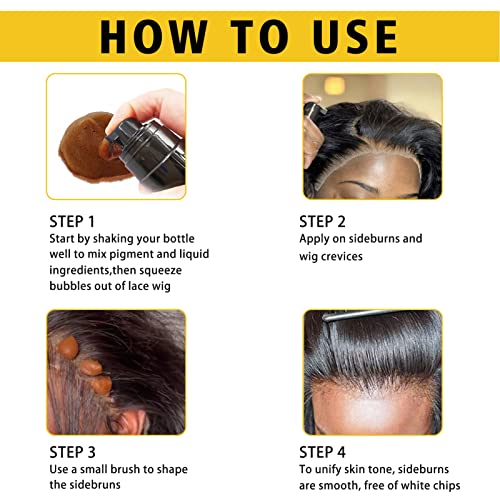 Lace Tint Melting Mousse for Wigs 6.8 fl oz Medium Brown