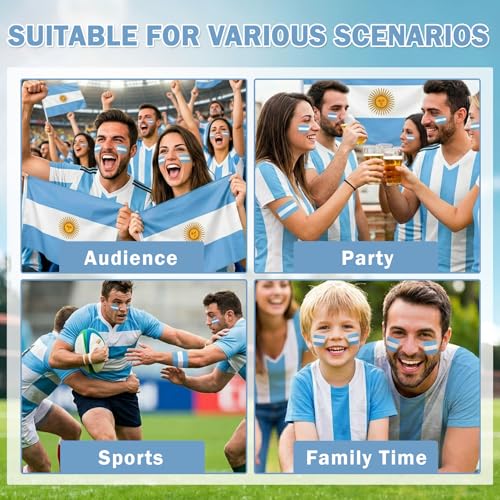 Rosawee Blue & White Face Paint Stick for Sports Fans