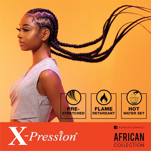 Sensationnel X-Pression Prestretched Braids 3X 58in Box Braids
