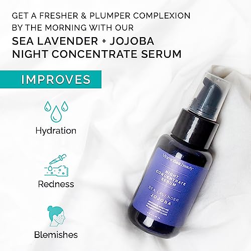 Night Serum Concentrate with Sea Lavender & Jojoba by Vitamins and Sea beauty