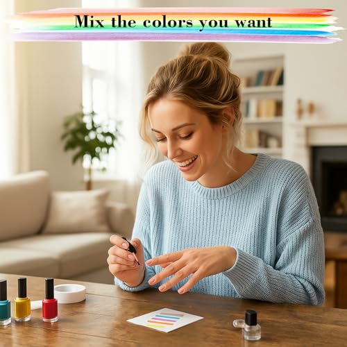 100 Sheets Disposable Nail Polish Palette Paper 3x3 in