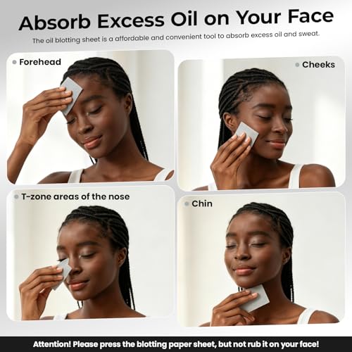 Oil Blotting Sheets for Face - 1000 Count
