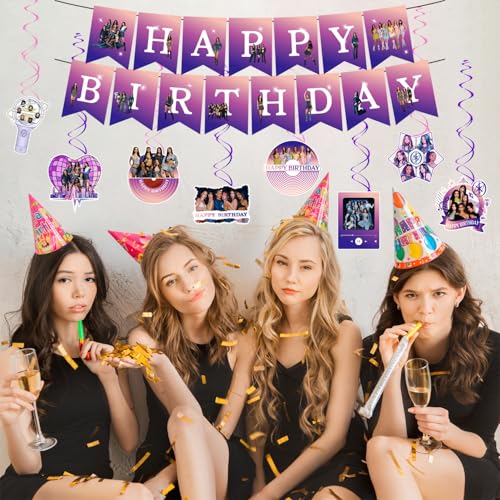 Singer Themed Birthday Party Decoration Set | Banner, Balloons & Toppers