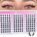 GVEFETIEE Manga Spiky Eyelash Clusters - 10-16mm D Curl
