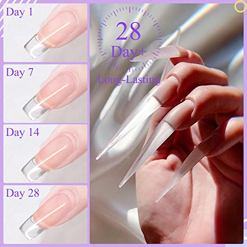 SAVILAND LED & U V Builder Nail Gel with 6pcs Double-End Nail Art Tools Professional Nail Art Kit