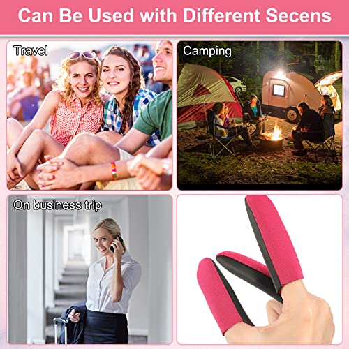 Heat Resistant Finger Guards for Hair Styling Tools - 6 Pack
