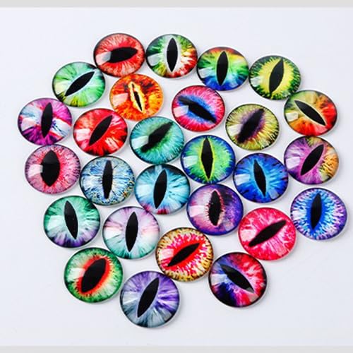 Eye Beads Nail Charms for Acrylic Nails,100PCS 3D Crystal Nail Art Rhinestones Mixed Animal Eye Decoration, Nail Diamonds Y2K Nail Jewels Accessories for Nail Art Supplies Manicure Craft DIY (0.24in)