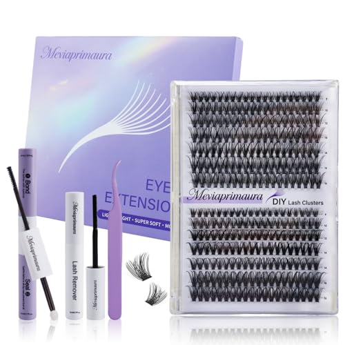 280pcs D Curl Lash Clusters Kit - DIY Eyelash Extensions