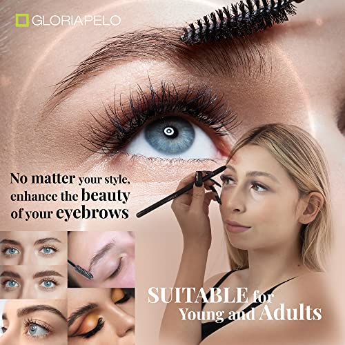 Eyebrow Gel & Pomade Set - Brow Soap Kit with Spoolie, Waterproof