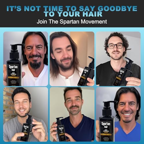 SPARTAN HAIR Men & Women Strengthening & Smoothing Shampoo for Thinning Gray Hair