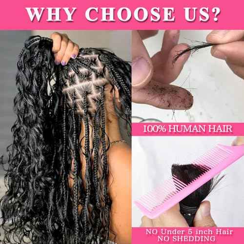 Deep Wave Bulk Human Hair Braiding 3 Bundles/Pack 110g 24 Inch No Weft Brazilian Virgin Curly Human Hair Extensions for Boho Braids Wet and Wavy Human Braiding Hair