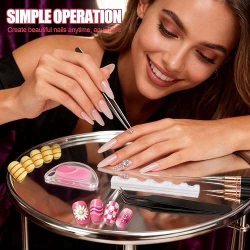 Artdone Nail Art Striping Tape Kit with Liner Brushes & Tools
