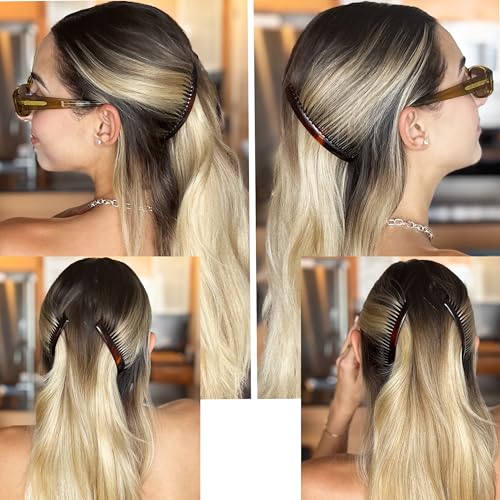 Camila Paris AD66/2 French Side Comb 4 Inch Tortoiseshell Hair Clip