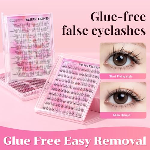 Self-Adhesive Wispy Lash Clusters C Curl 7-10MM 120Pcs