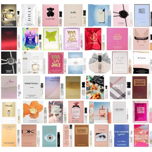Women's Perfume Sampler Set - 12 Designer Fragrance Vials