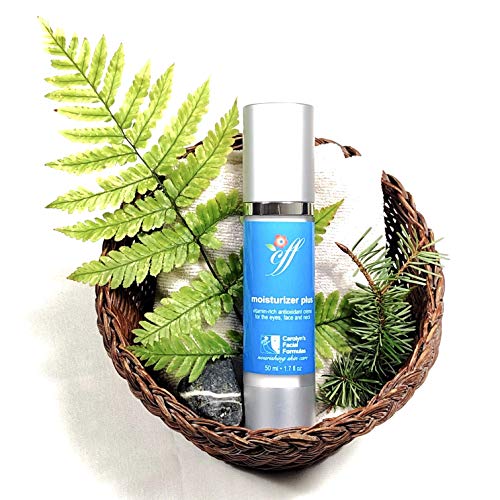 Carolyn's Facial Formulas Moisturizer Plus | Eye Cream | Cruelty-Free, Vegan Face Cream | Made in USA | Vitamin C Moisturizer for Face and Neck (50 ml ? 1.7 fl oz)