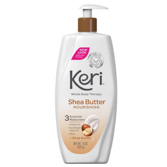 Keri Whole Body Therapy Nourishing Shea Butter Lotion 15 oz (Pack Of 3)