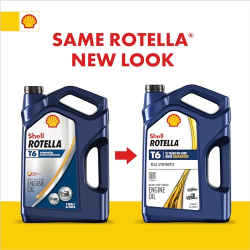 Shell Rotella T6 5W-40 Diesel Engine Oil, 1 Gallon