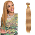 FuivJuix #27 ST 32 Inch Honey Blonde Unprocessed Brazilian Virgin Hair Straight Bundles