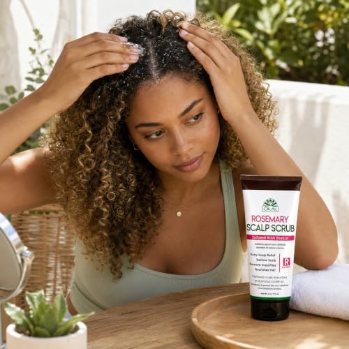 OKAY Rosemary Scalp Scrub with Biotin - 6 oz