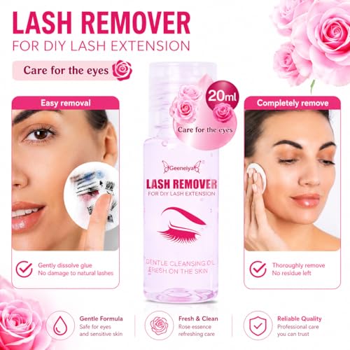 Lash Cluster Remover Oil - Gentle Glue Removal for DIY Extensions