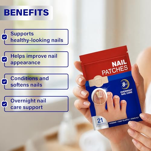 Overnight Nail Care Support Patches for Toenails & Fingernails - 84 Pack