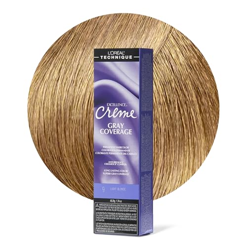 L'Oréal Technique Excellence Creme Hair Color 9 Light Blonde 1.74 Fl Oz
