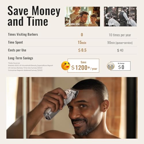 Jack & Rose Cordless Hair Clipper & Trimmer Set for Men