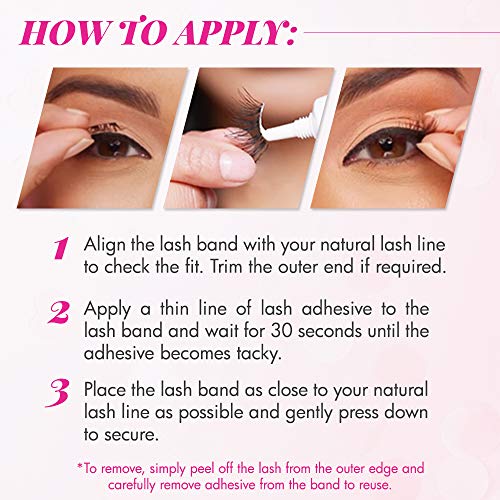 Andrea False Lashes Style 28 - Black 4 pairs