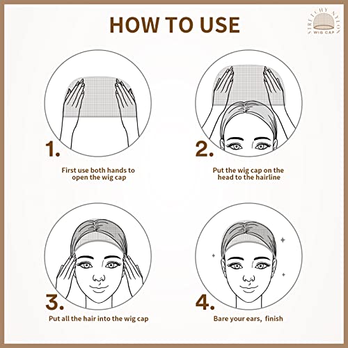 Teenitor HD Wig Caps, 20-Pack Ultra Thin Nude