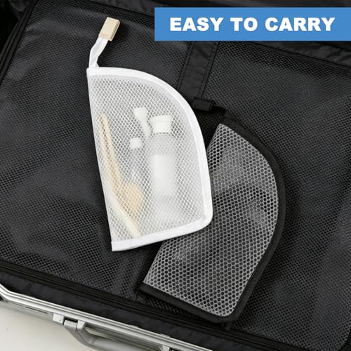 2 Pack Standing Toiletry Bag, Waterproof EVA Travel Organizer