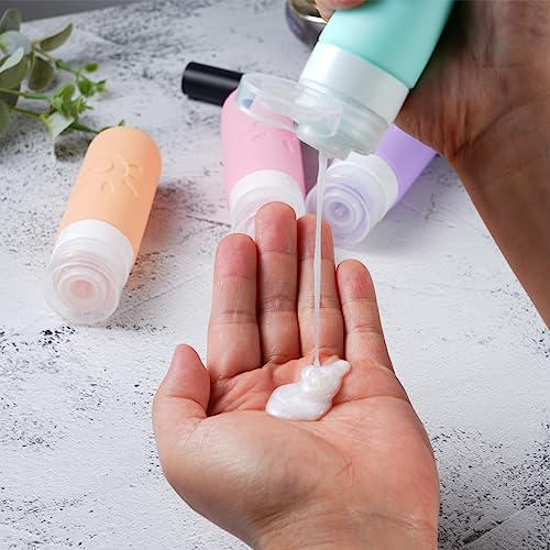 Zafit TSA Approved Travel Bottles 3oz Leak Proof Toiletries Set