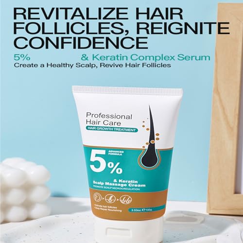 5% Minoxidil Hair Growth Cream for Men & Women