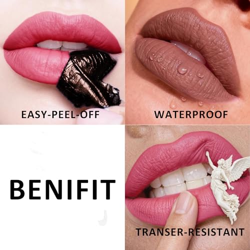 Vevivia 2-In-1 Peel Off Lip Stain & Gloss - Waterproof
