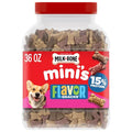 Milk-Bone Flavor Snacks Mini Dog Biscuits, 36 oz Canister