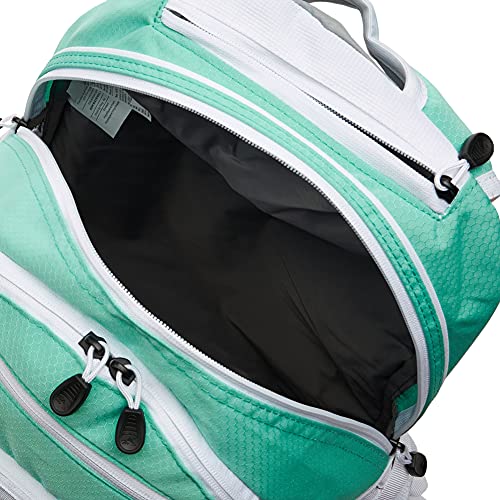 High Sierra Loop Backpack, Travel, or Work Bookbag with tablet sleeve, One Size, Aquamarine/White/Ash